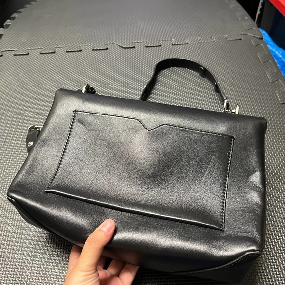 Michael Kors Cece Black Chain Shoulder Bag Leather Womens - Picture 6 of 12